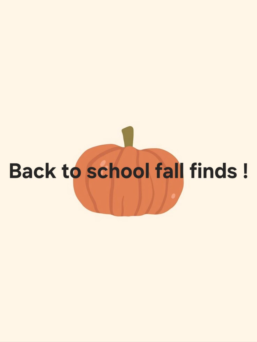 New Fall Finds!